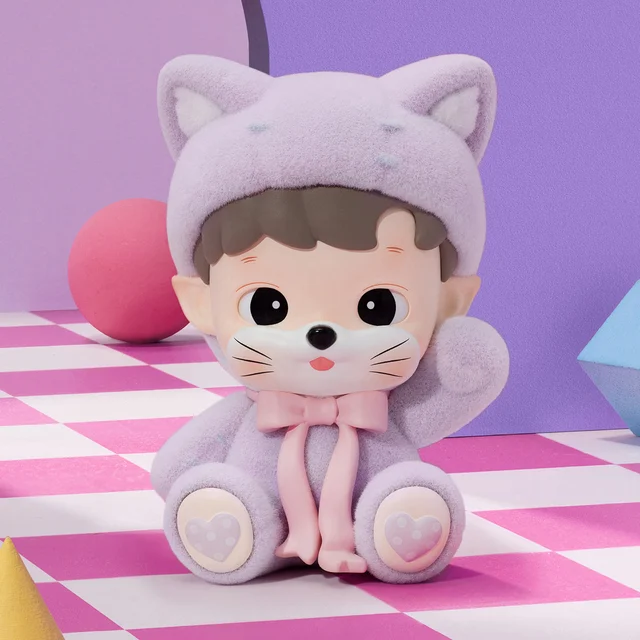 Figura POP MART Cry Baby com coração